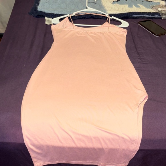 Chic Strapless Pink Dress - Picture 2 of 7